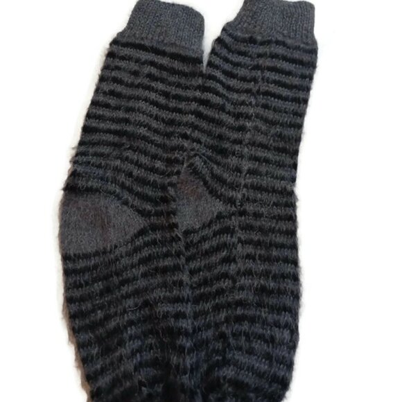Unisex Stockings Alpaca Wool Fabric Andean Cordillera Puno - Picture 1 of 6